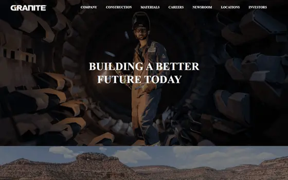 Graniteconstruction website preview