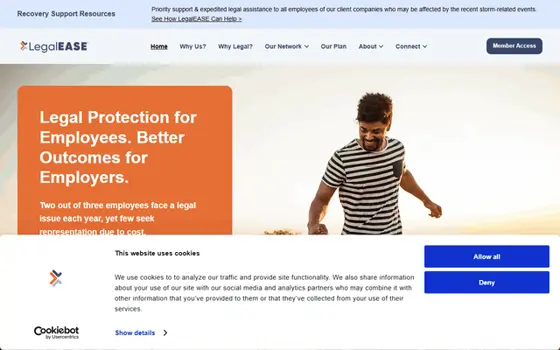 Legaleaseplan website preview